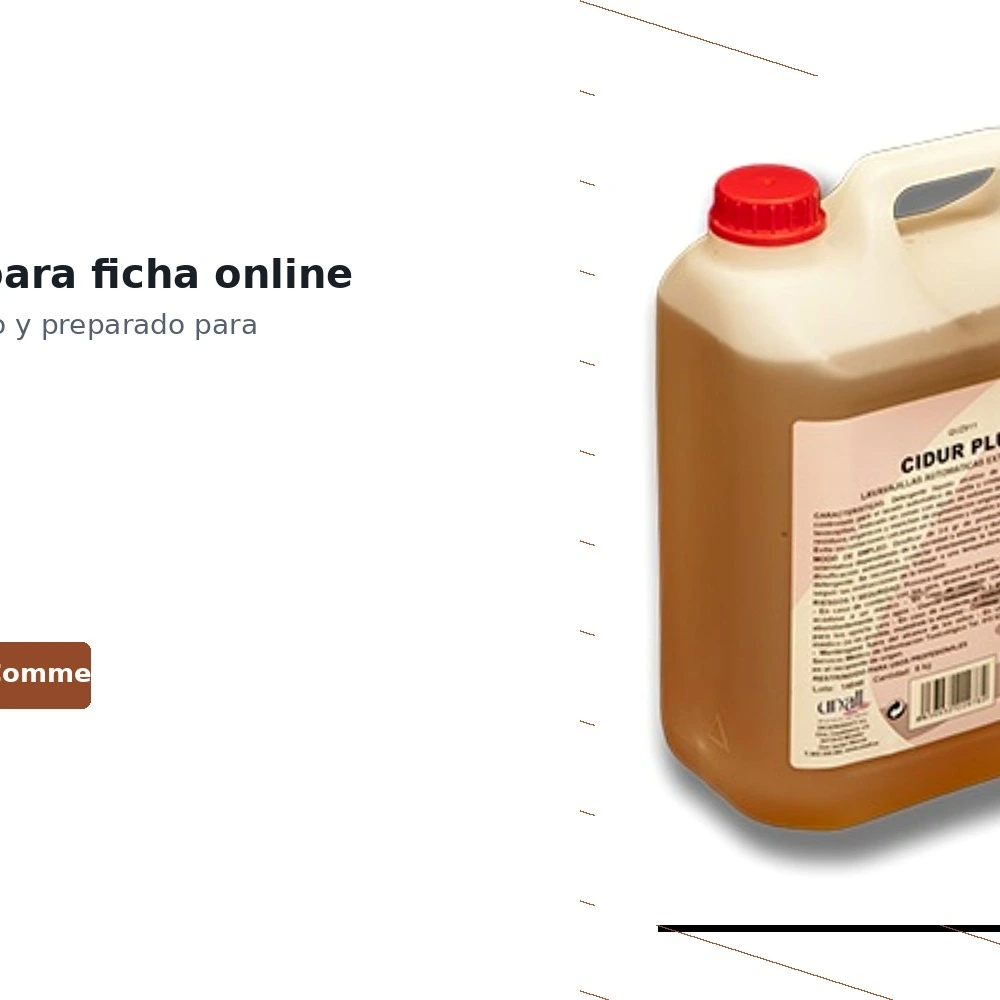 Cidur Detergente Lavavajillas Automatico Aguas Duras 6kg — vista 5