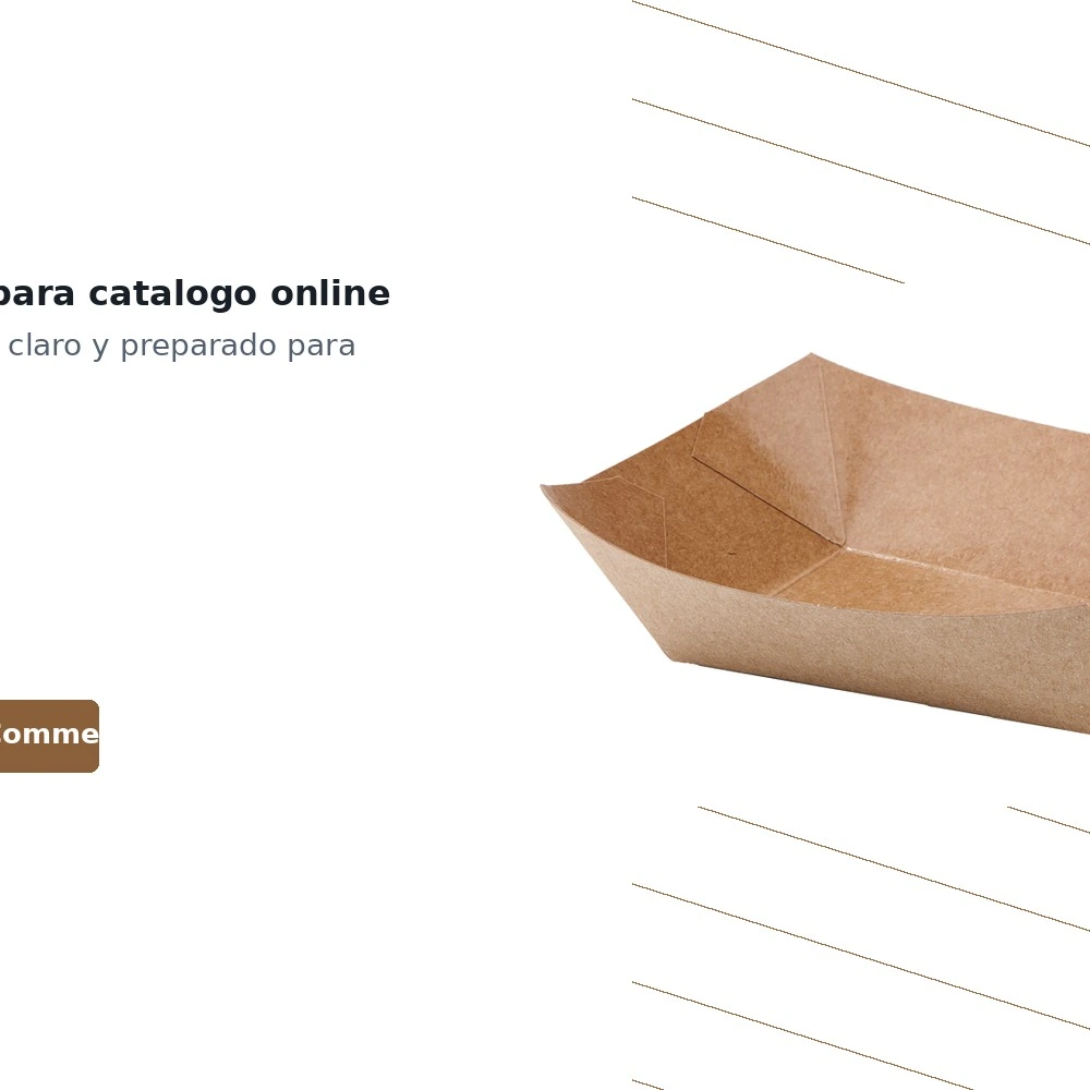 Barqueta Conica Kraft Fritos 400 ml C/500 ud 13oz — vista 5