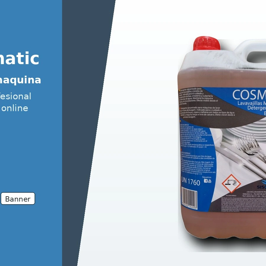 Cosmicmatiq Detergente Lavavajillas Maquina Aguas Duras 6kg — vista 5