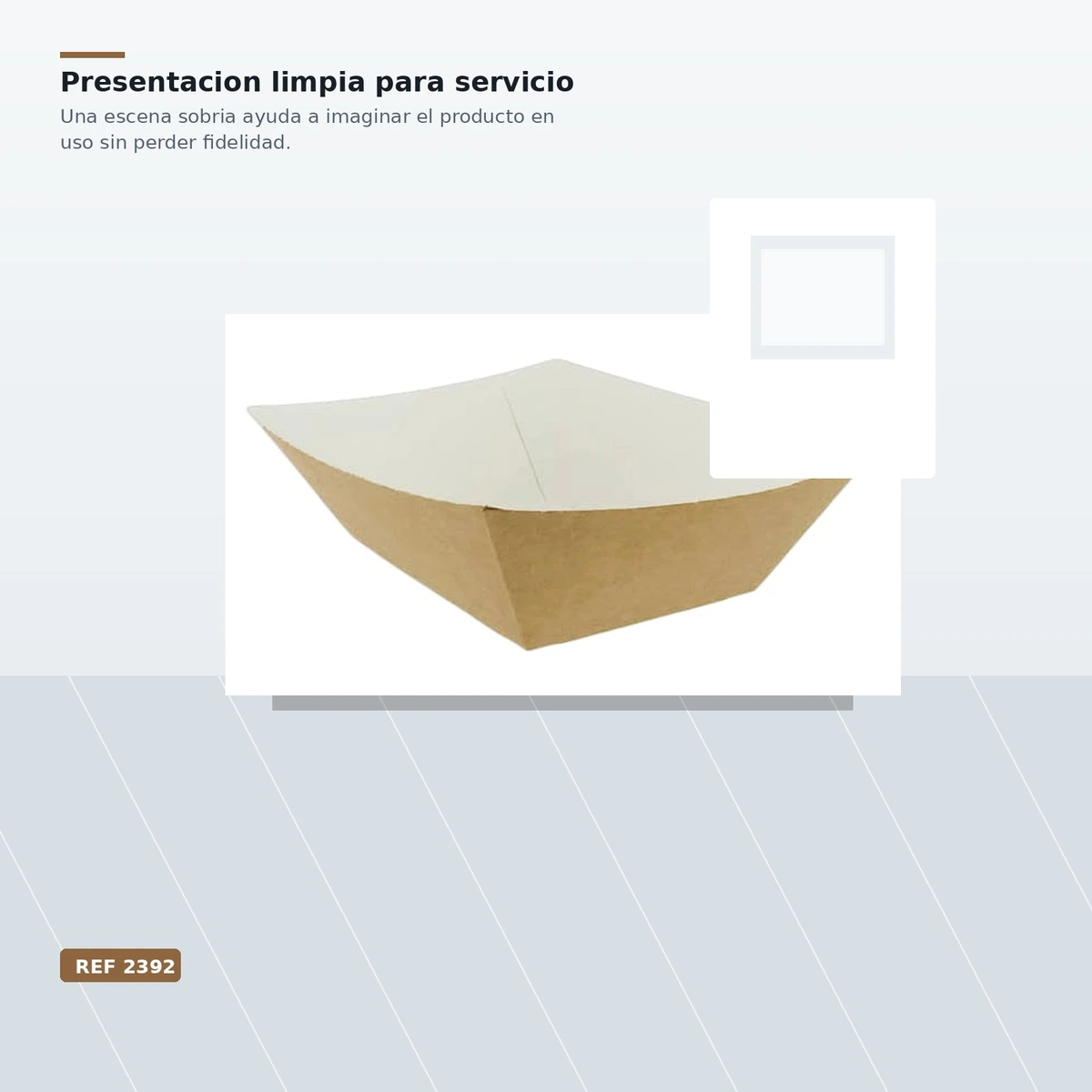 Barqueta Conica Kraft Fritos 525 Cc B/50 Ud — vista 4