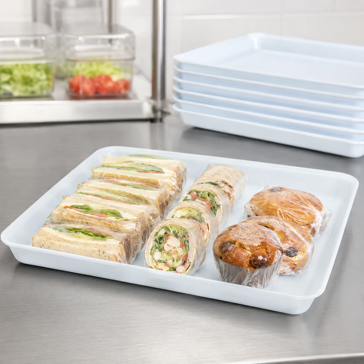 Bandeja Ps 199 Corcho Blanca 315x233x35 B/90 ud — vista 3