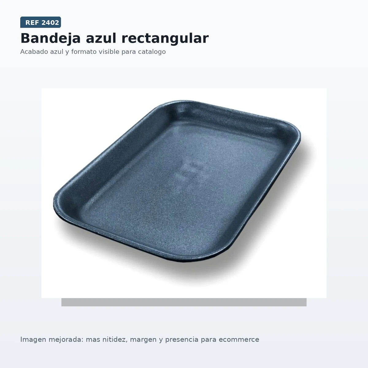 Bandeja Ps 100 Corcho Negra 265x135x25 B/270ud — vista 2