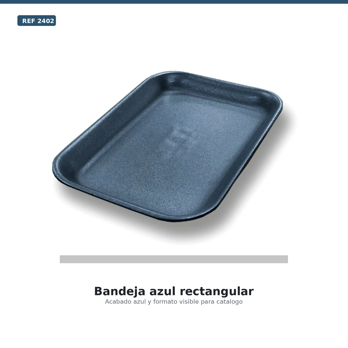 Bandeja Ps 100 Corcho Negra 265x135x25 B/270ud
