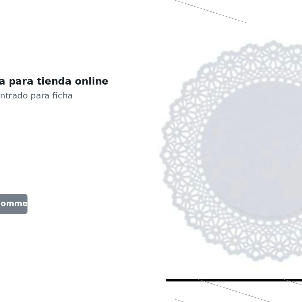 Rodales Antigrasa Calado Litos 28cm B/100ud — vista 5