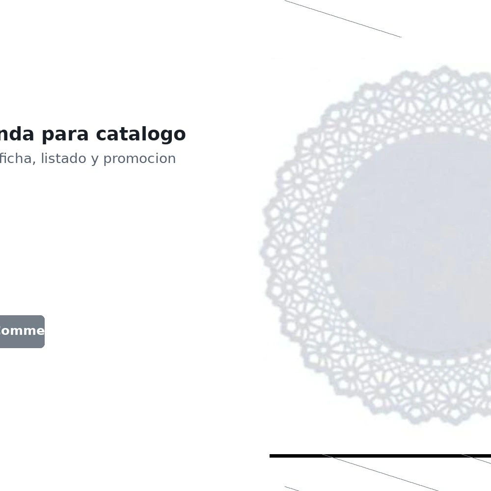 Rodales Antigrsa Calado Litos 30cm B/100ud — vista 5