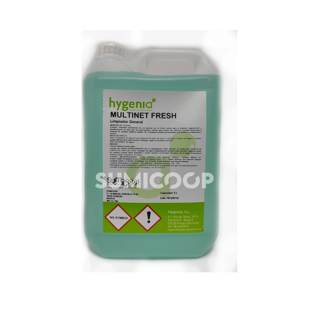 Multinet Fresh Limpiador General Especial 5 L