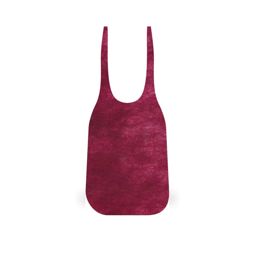 Babero Desechable Newtex Negro y Rojo