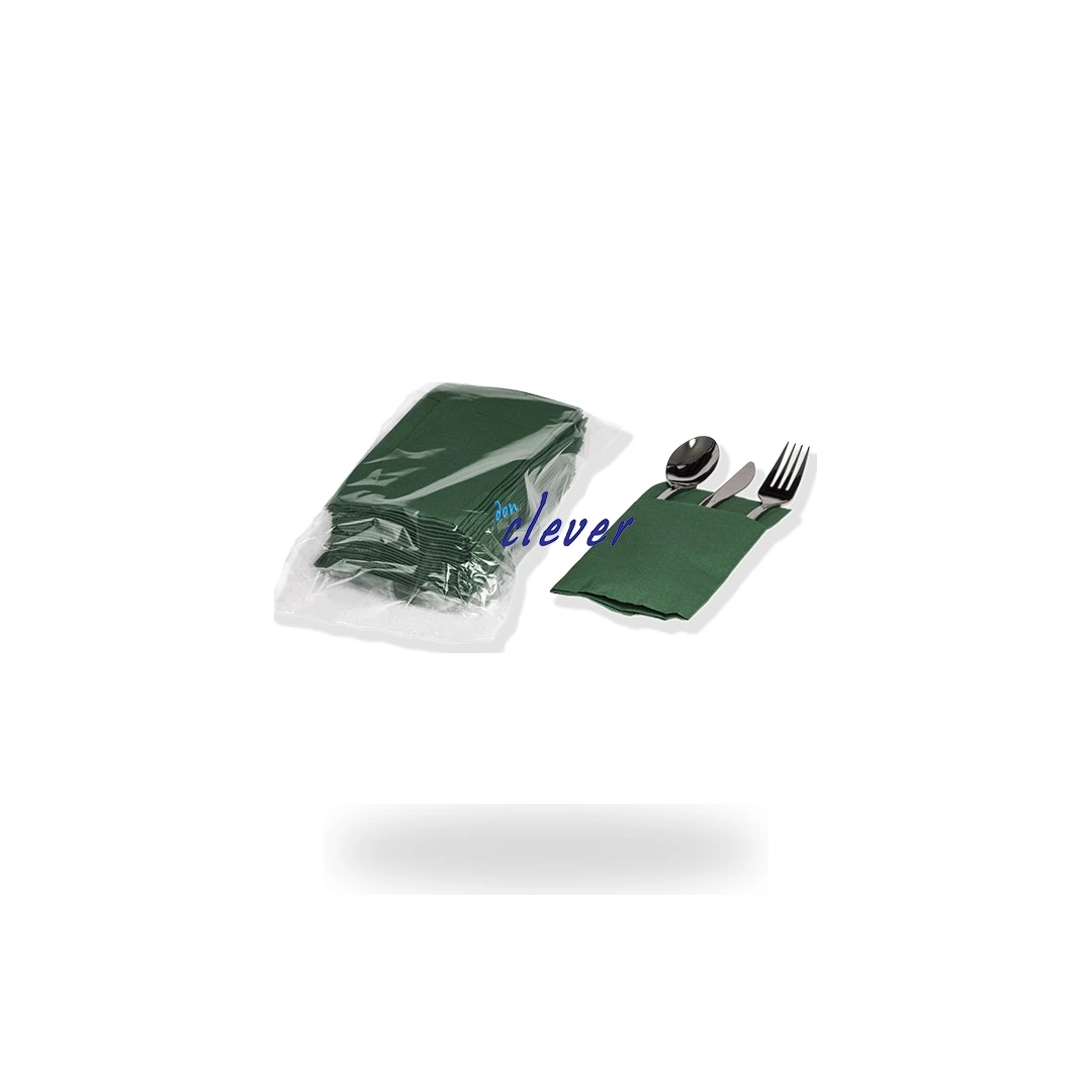 Servilleta Canguro Verde Microgofrada Annona