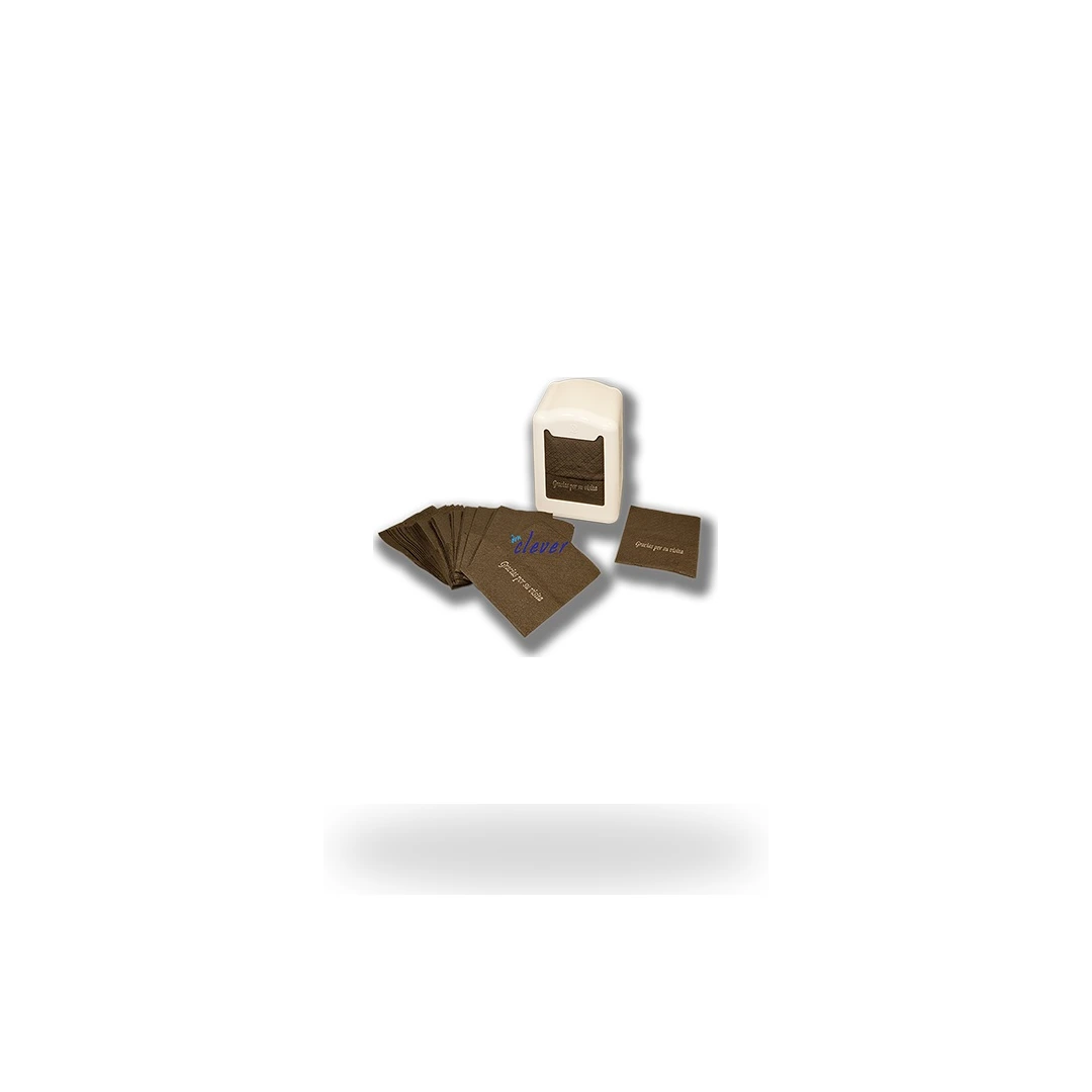 Mini Servilletas Tissue Negras 2 Capas Clever