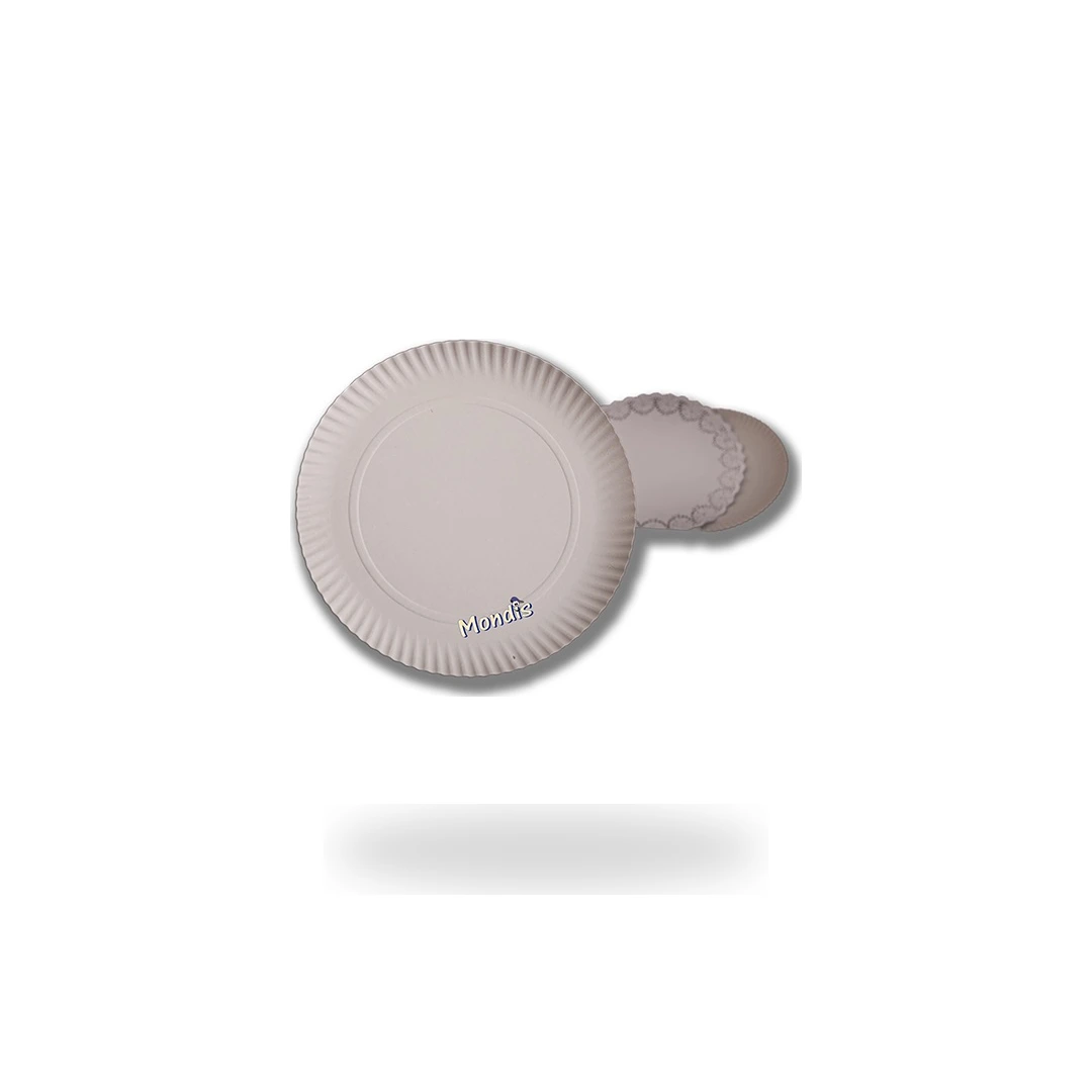 Plato de Cartón Blanco 30 cm