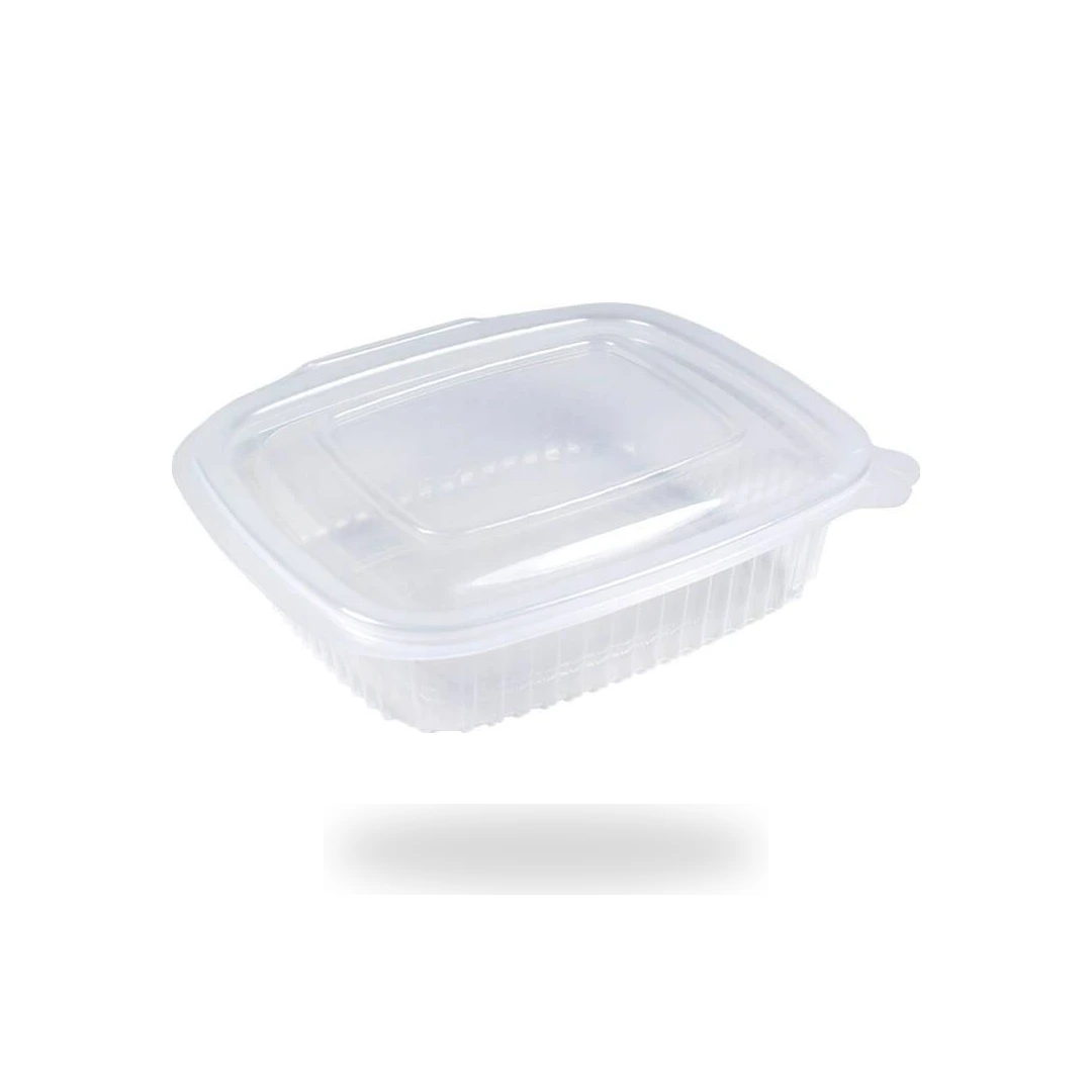 Tarrina con Bisagra PP 600 cc · Pack 50