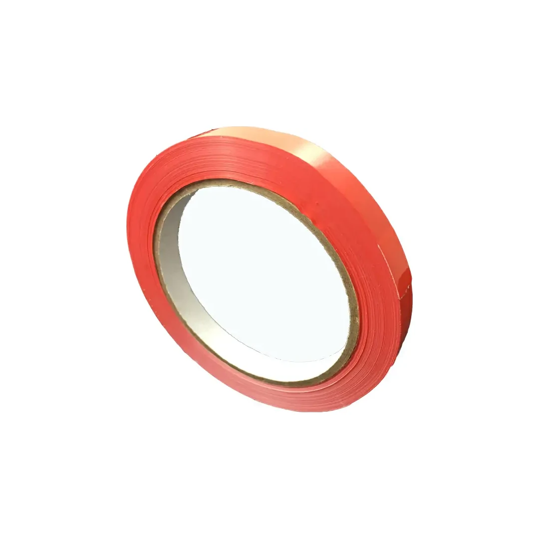 Rollo Cierra Bolsas PVC Rojo 12 mm x 66 m Annona