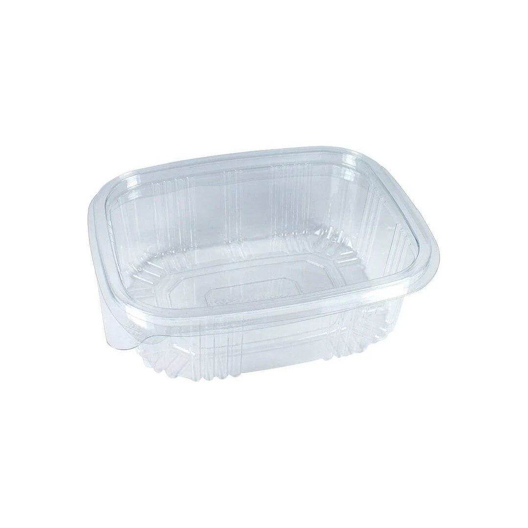 Tarrina con Bisagra RPET 500 ml Rectangular (50 ud)