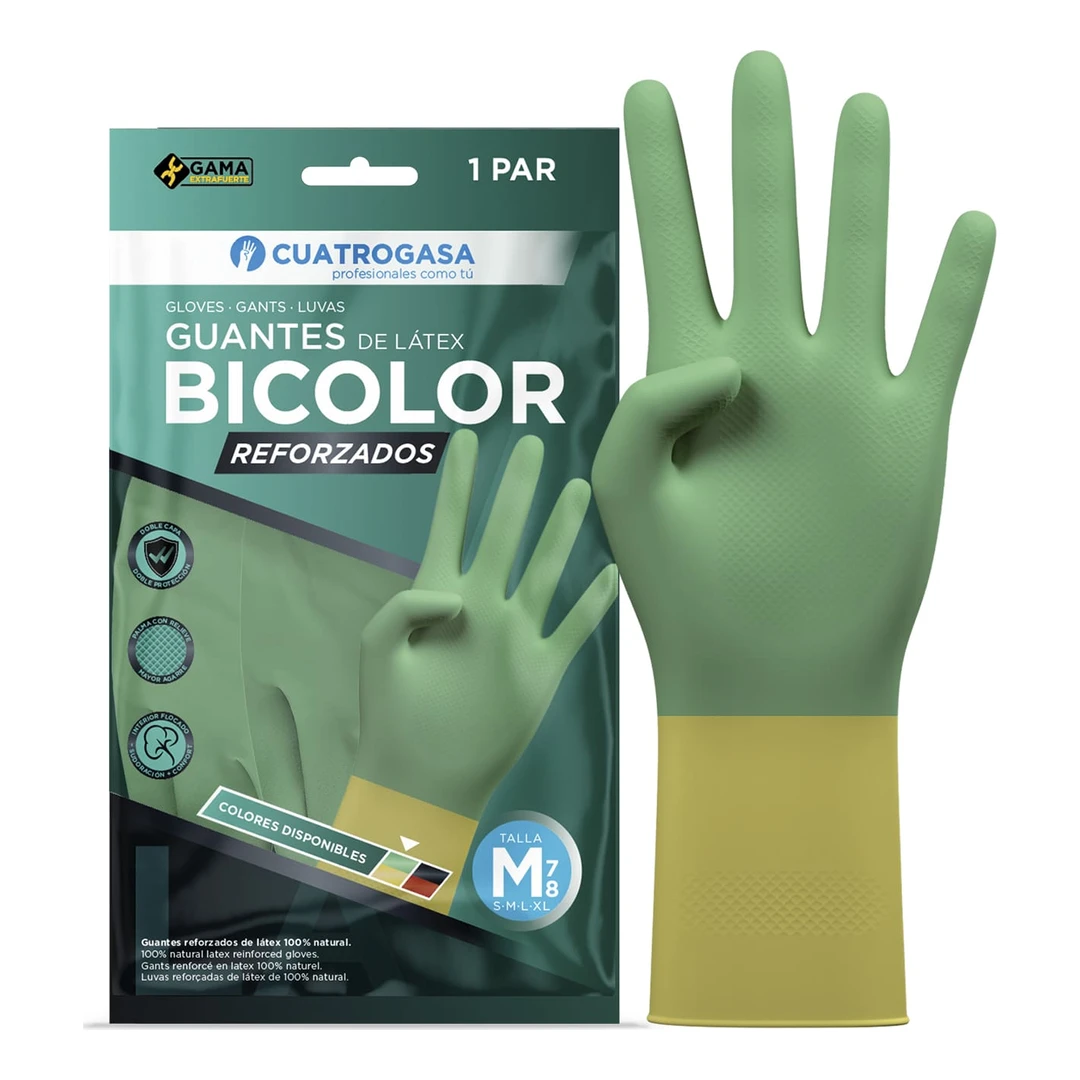 Guante Bicolor Reforzado Talla Grande Annona (12 ud)