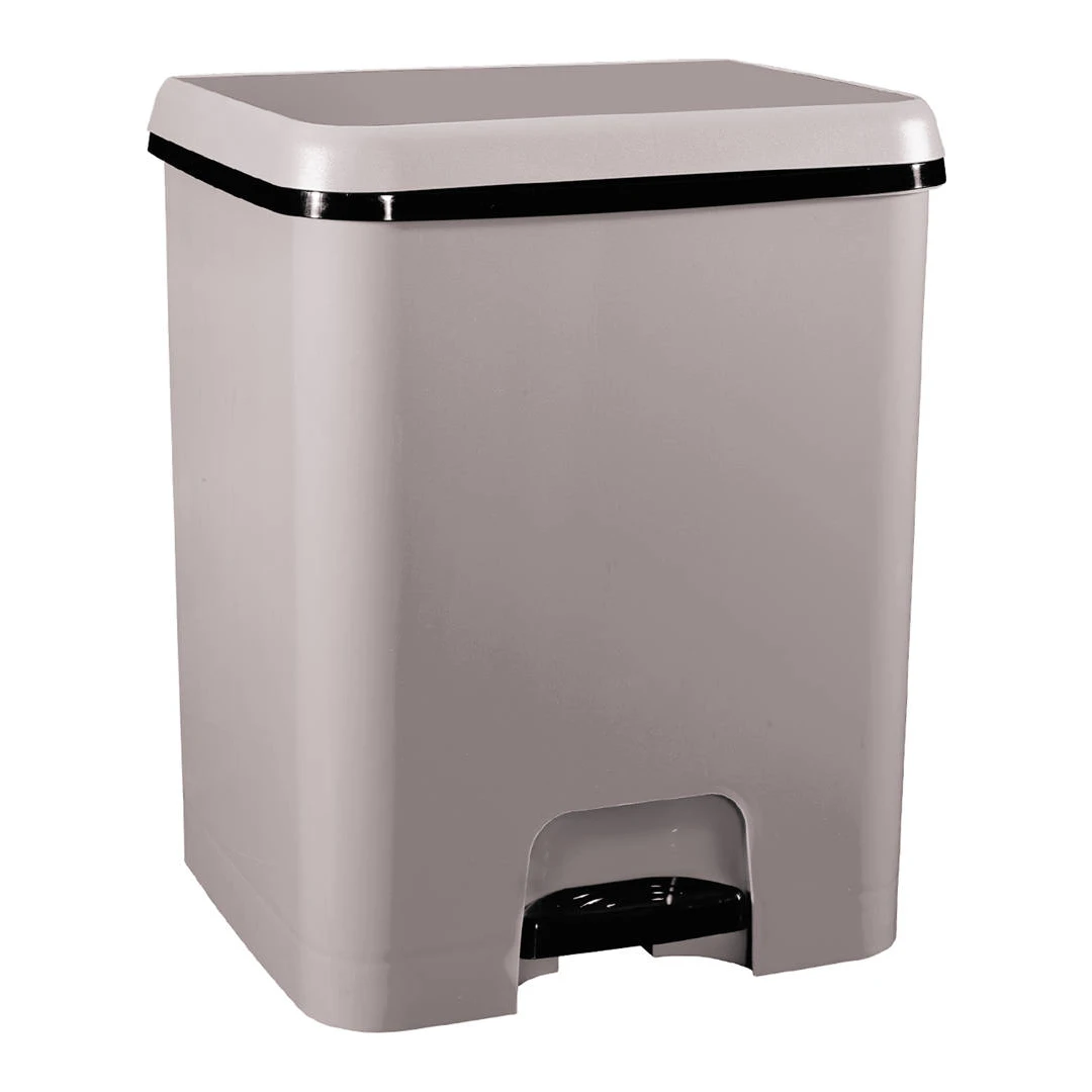 Cubo de Basura con Pedal Blanco 26 L Endos