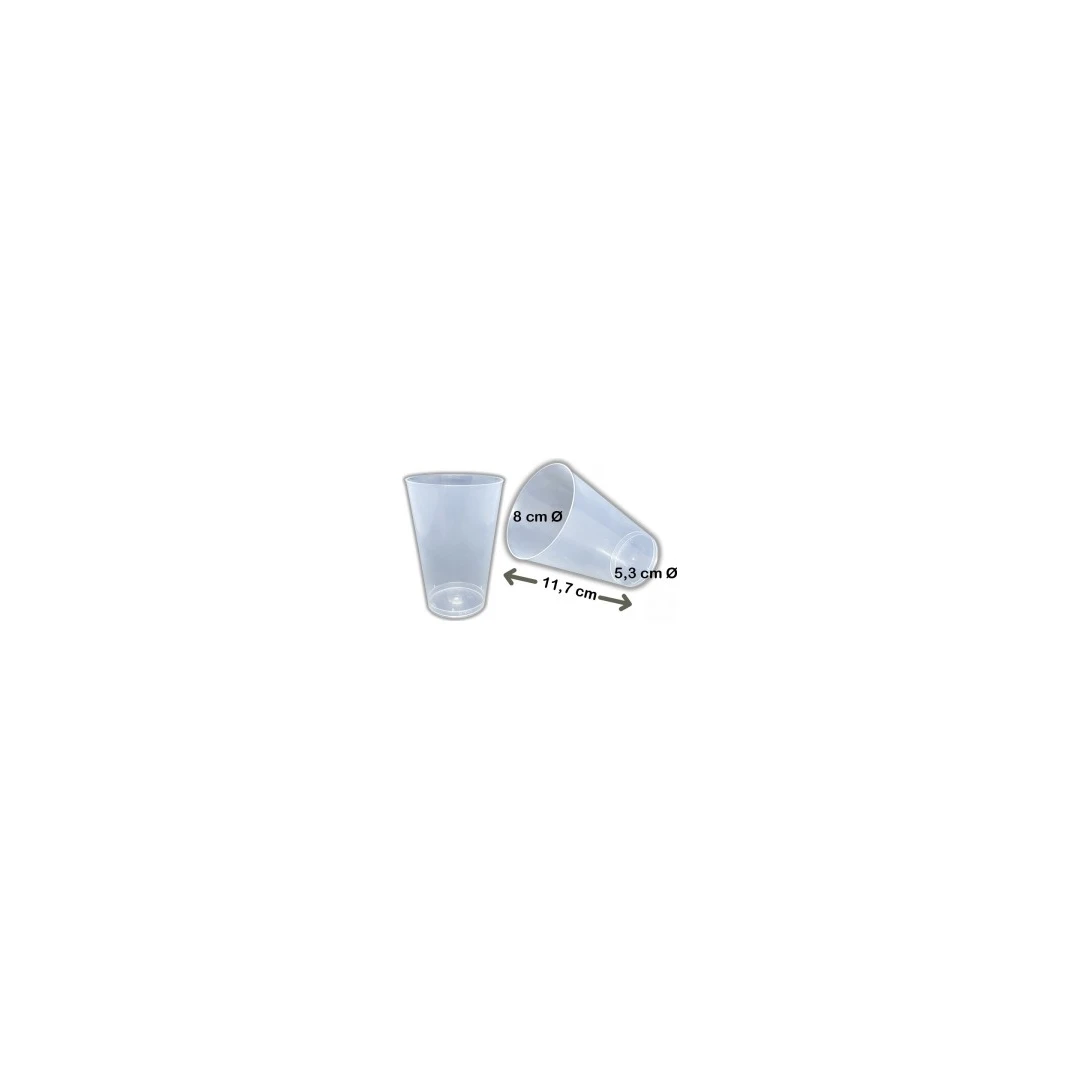 Vaso Combi Reutilizable PP 400 cc Ondupet (Caja 300)