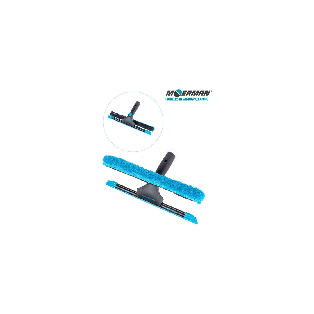 Limpiacristales Combinator Mojador y Goma 35 cm con Varilla