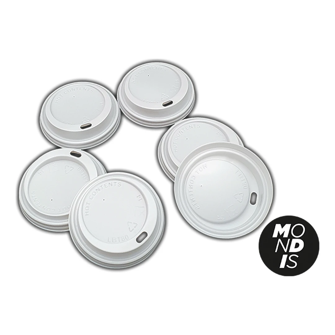 Tapa para Vaso Carton Corrugado Doble Capa 8 oz · Bolsa 50 Ud