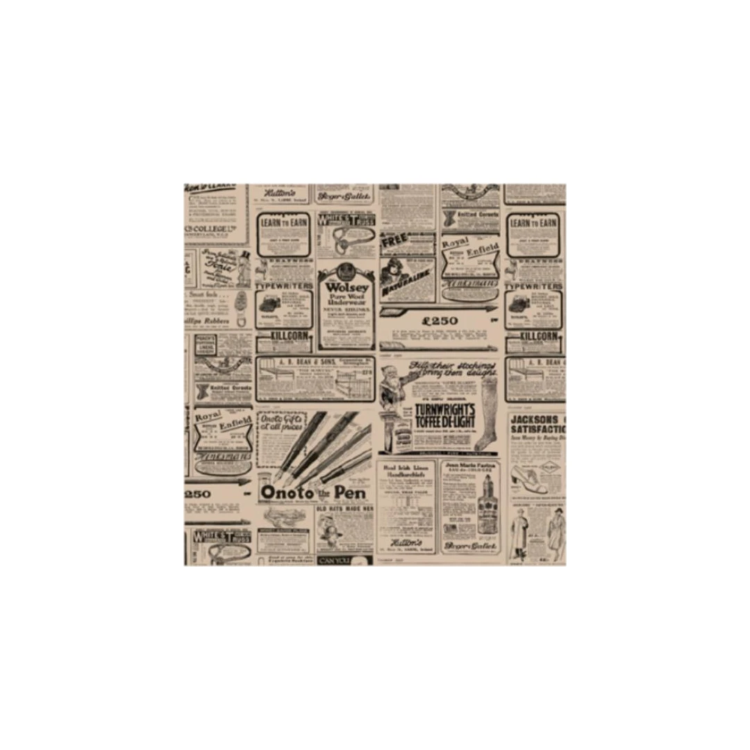 Papel Antigrasa Kraft Anuncios 31x31 cm 40 g (Caja 500 ud)