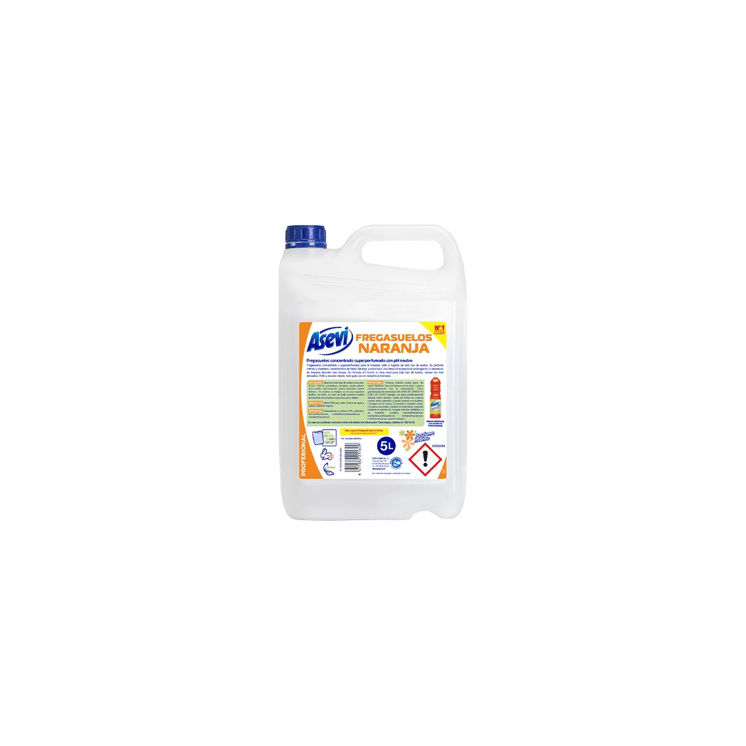 Fregasuelos Asevi Naranja Garrafa 5 L