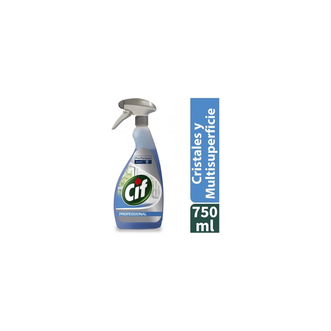 Cif Pro Limpiador Acero Inoxidable y Cristales 750 ml