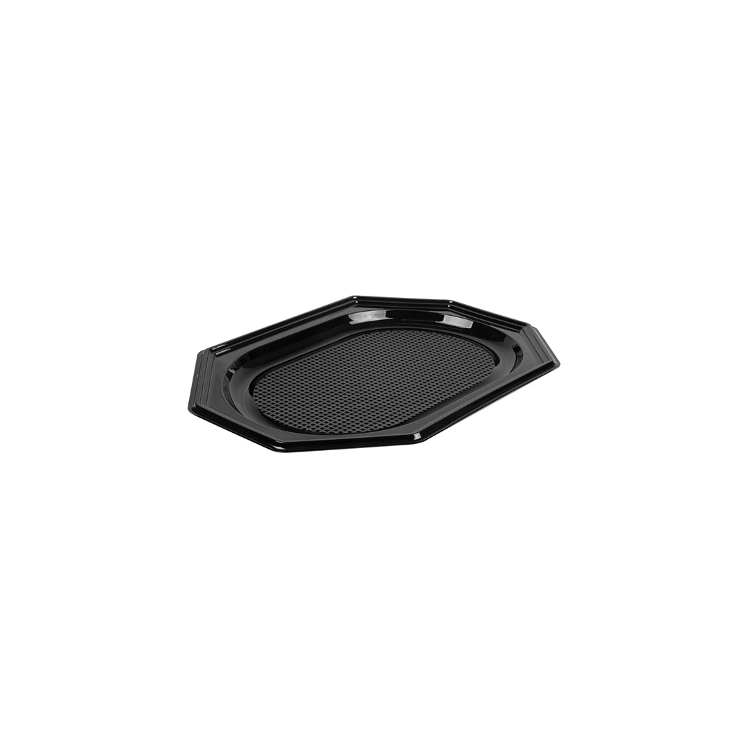 Bandeja Negra RPET para Catering 35x25x2 cm (Pack 10)