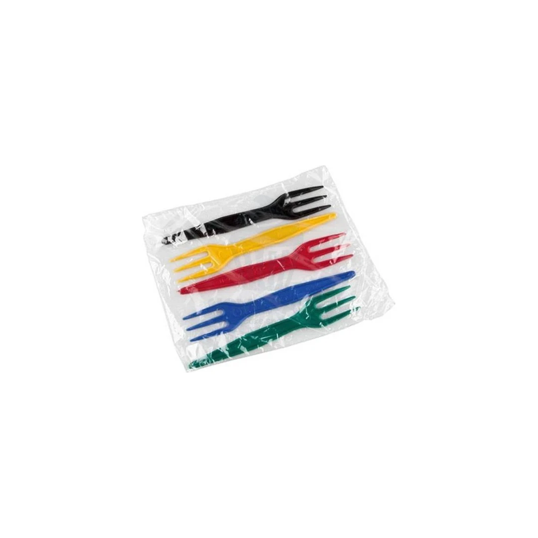 Tenedor Mini PS 85 mm Colores Surtidos (1000 ud)