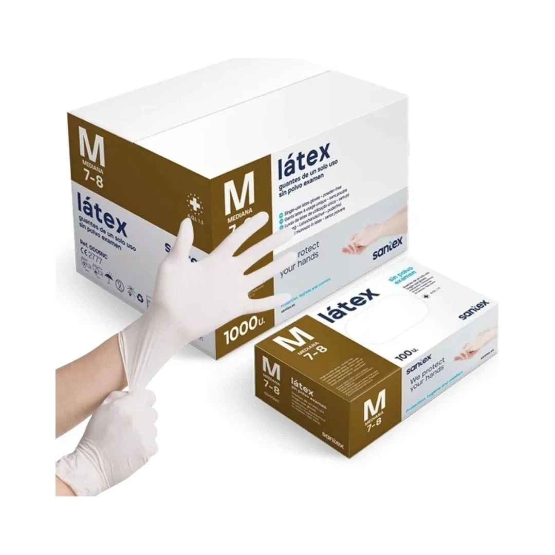 Guante de Látex sin Polvo Santex Talla S