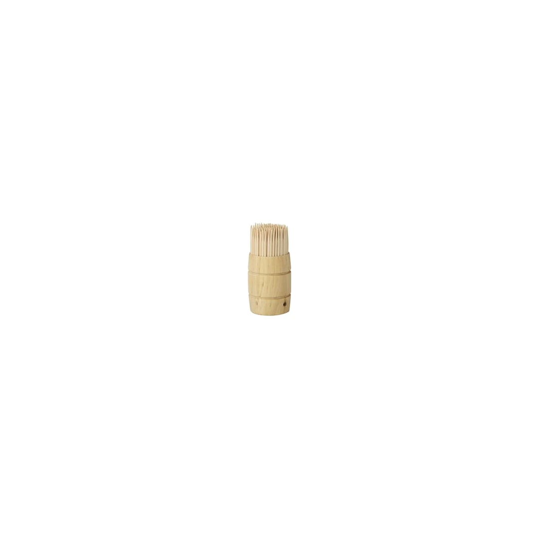 Palillos Redondos de Madera con Palillero