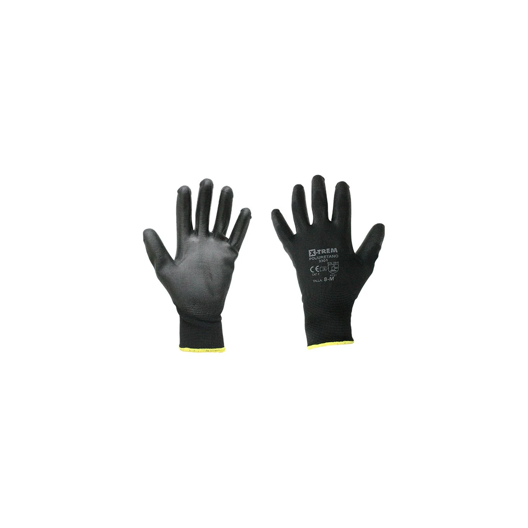 Guante de Nylon y Poliuretano Talla Grande · Bolsa 12 ud