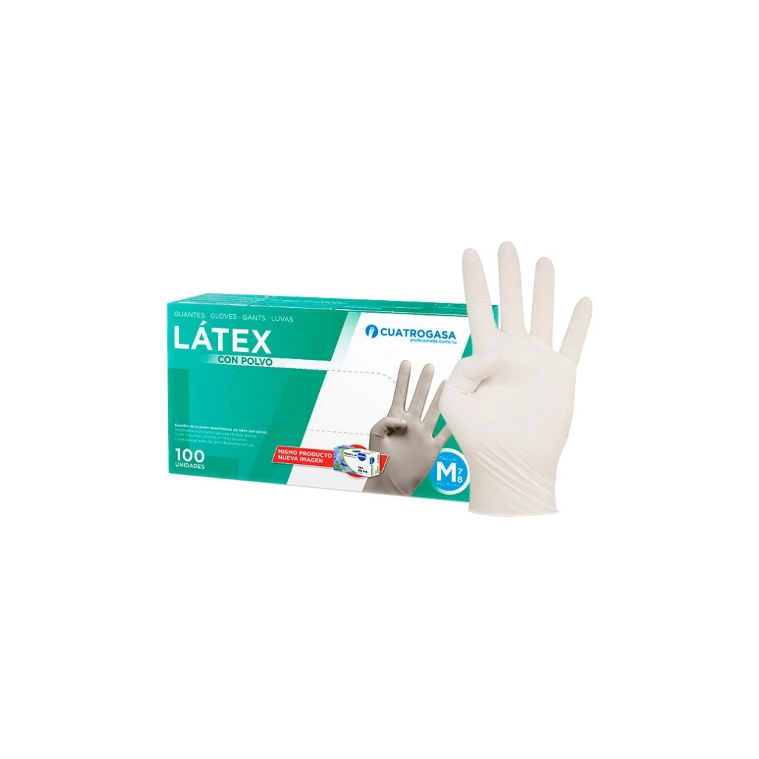 Guantes de Látex con Polvo Talla Grande (G) Annona