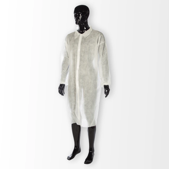 Bata Desechable Polipropileno Blanca B/100ud