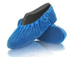 Cubre Zapatos Polietileno Azul Paquete 100 ud